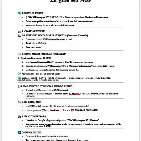 Appartamento La Casa Sull'arno *